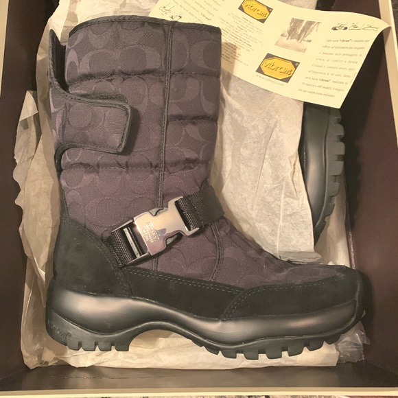 Coach size 7 winter vibram boots - Picture 2 of 3